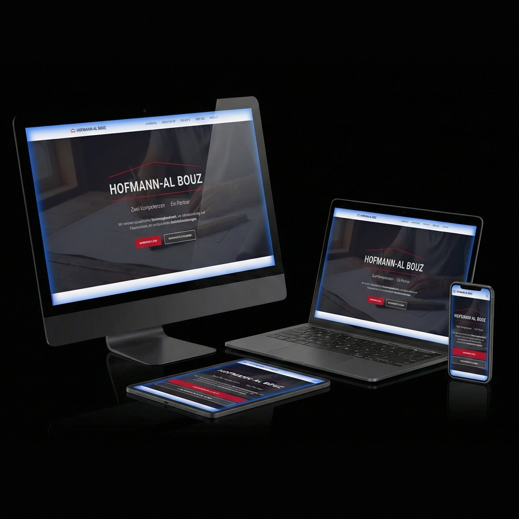Hochwertige Webseite für Architektur & Handwerk Hofmann-Albouz - Portfolio Boeck Systems