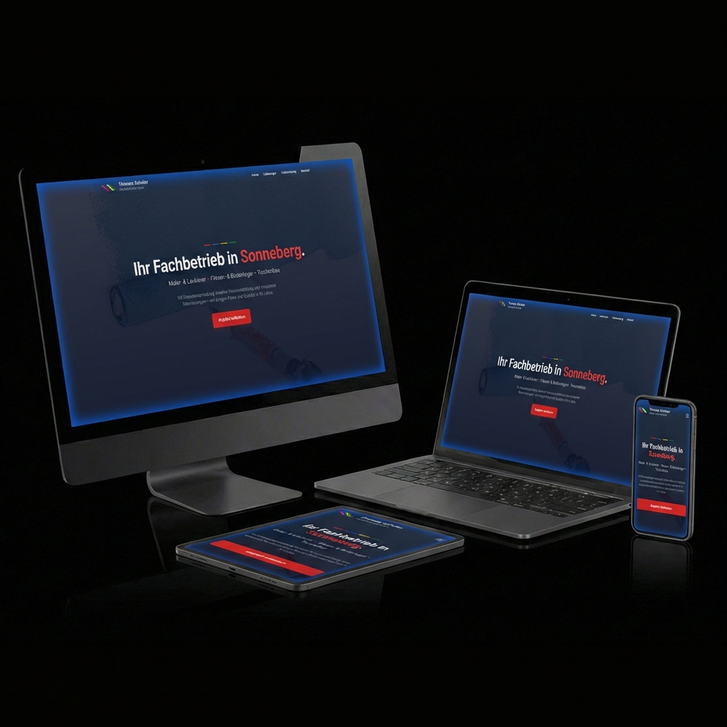 Exklusives Webdesign für Malerfachbetrieb Scheler - Referenz Boeck Systems